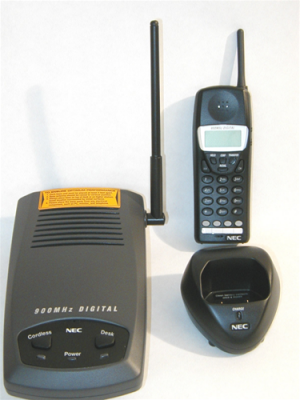 NEC DTH-4R-2 BK CORDLESS LITE II TELEPHONE (NEW)