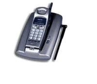 NEC DTR-1R-2 BK ANALOG CORDLESS II TELEPHONE (USED)