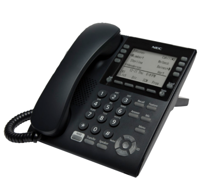 NEC ITY-8LDX-1 BK IP SELF-LABELING TELEPHONE (NEW)