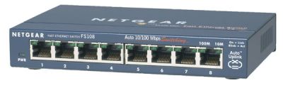 NETGEAR FS108 FAST ETHERNET 8-PORT SWITCH