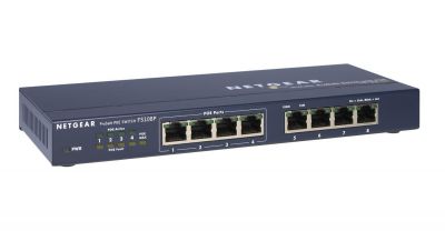 NETGEAR FS108P PROSAFE 10/100 8-PORT SWITCH