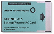 AVAYA PARTNER ACS BACK-UP RESTORE CARD (NEW)