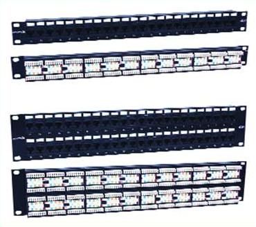 WELTRON 24-PORT PATCH PANEL, CAT-5E