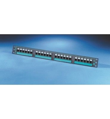 ORTRONICS 24-PORT CLARITY PATCH PANEL, CAT-6, SHIELDED