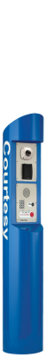 CODE BLUE CB 9-s GATEKEEPER PEDESTAL MOUNT CALL STATION (CAR) WITH LS1000 PHONE & POWER SUPPLY (INCLUDES CAMERA HOUSING)