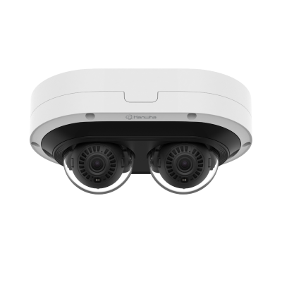 HANWHA PNM-12082RVD 6MPX2-CHANNEL MULTI-DIRECTIONAL IP DOME CAMERA