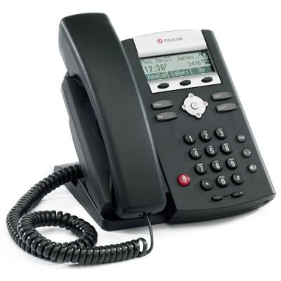 POLYCOM SOUNDPOINT IP 321 BLACK TELEPHONE (NEW)