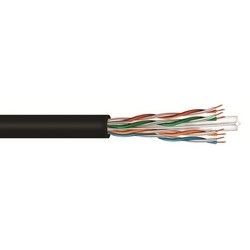 COMMSCOPE CAT-6 PVC DIRECT BURIAL CABLE 24/4 PR. U/UTP COMP (PER 1000 FT.) (BLACK)
