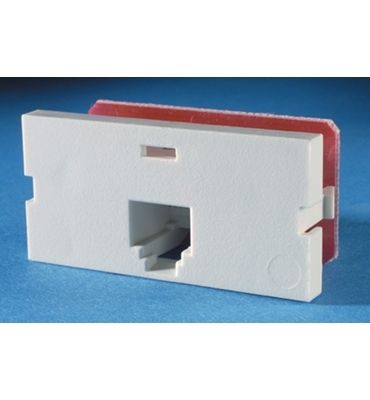 (120) ORTRONICS CAT-3 CLARITY SINGLE MODULES (FOG WHITE)