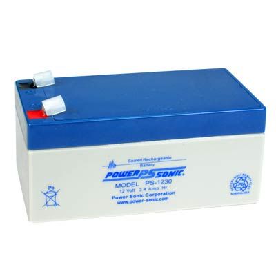 12-VOLT 3Ah EMERGENCY LIGHTING AND SECURITY BATTERY (NEW)