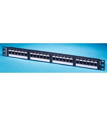 ORTRONICS 24-PORT PATCH PANEL, CAT-5E, TECH CHOICE