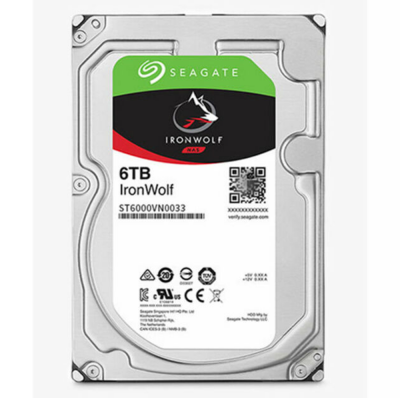 SEAGATE IRONWOLF STORAGE HDD HARD DRIVE - 6 TB - SATA-6GB/s