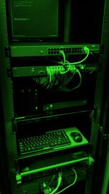 SUPER BRIGHT LED LIGHTS PACKAGE (GREEN) FOR SERVER RACK