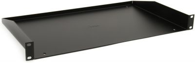 UTILITY SHELF, 1 RU, 10.75" D - BLACK
