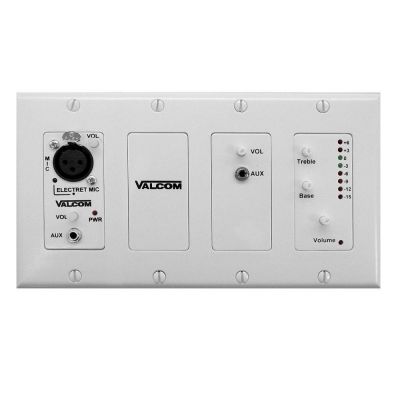 VALCOM V-9985-W IN WALL MIXER (MIC CONNECTION)