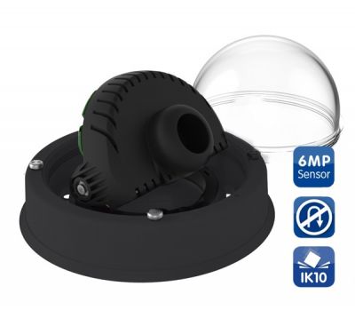 MOBOTIX v25 INDOOR DOME (BODY ONLY - NO LENS), NIGHT, BLACK (NEW)