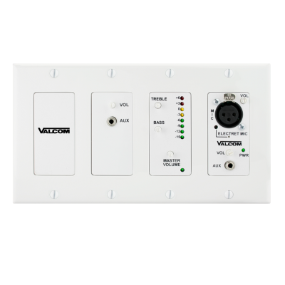 VALCOM V-9985-W IN WALL MIXER (MIC CONNECTION)