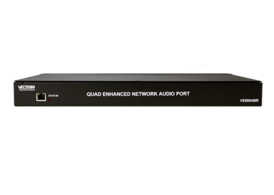 VALCOM VE8004BR SIP COMPLIANT QUAD NETWORK AUDIO PORT (RACK MOUNT)