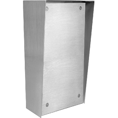 VIKING VE-5X10-PNL-SS VANDAL RESISTANT SURFACE MOUNT BOX, STAINLESS STEEL