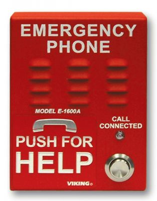 VIKING E-1600A-EWP EMERGENCY CALL BOX WITH ENHANCED WEATHER PROTECTION                                   