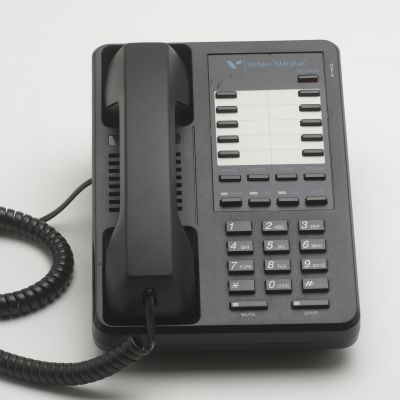 VODAVI 2803-00 2-LINE TELEPHONE, BLACK (NEW)