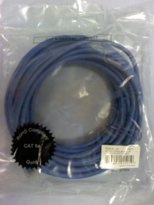 WELTRON 25 FT. CAT-5E PATCH CORD BLUE