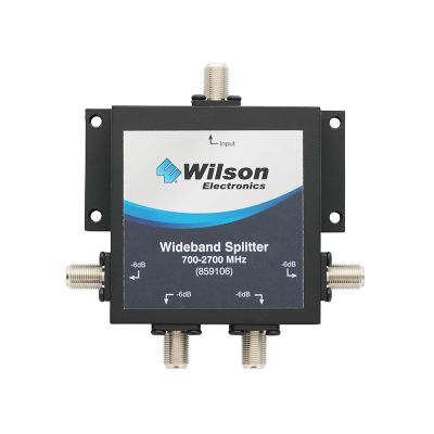 WILSON FOUR WAY 75 Ohm 700-2500 MHz SPLITTER WITH F-FEMALE CONNECTORS