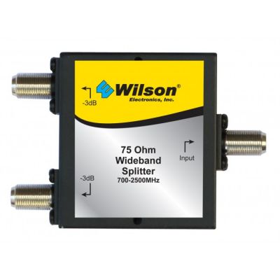 WILSON TWO WAY 75 Ohm 700-2700 MHz SPLITTER WITH F-FEMALE CONNECTORS