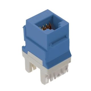 LEGRAND ON-Q CAT-5E KEYSTONE JACK (BLUE)