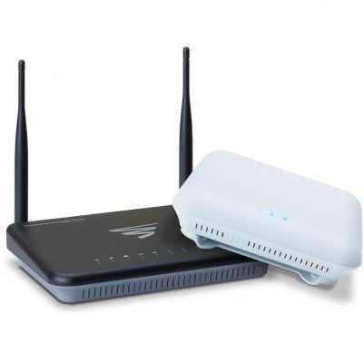 LUXUL WS-100 WIRELESS ROUTER KIT - AC1200 WIRELESS ROUTER/CONTROLLER AND ACCESS POINT